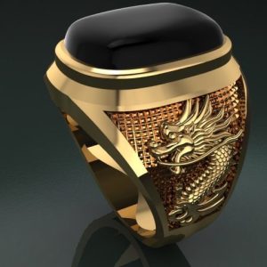 Nhẫn vàng nam thiết kế 01