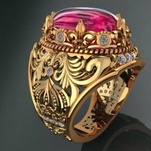 Nhẫn vàng nam thiết kế 03